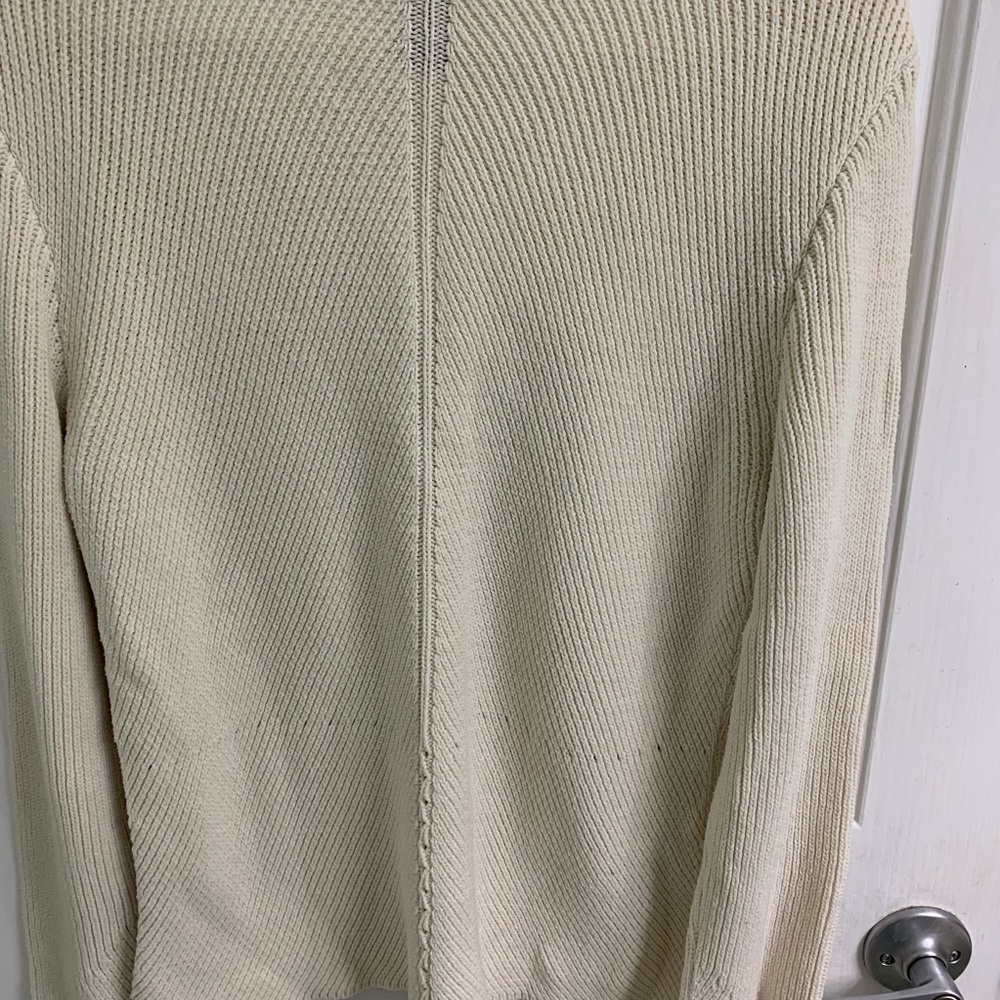 Long sleeve cream color sweater from Express XL - Picture 6 of 7